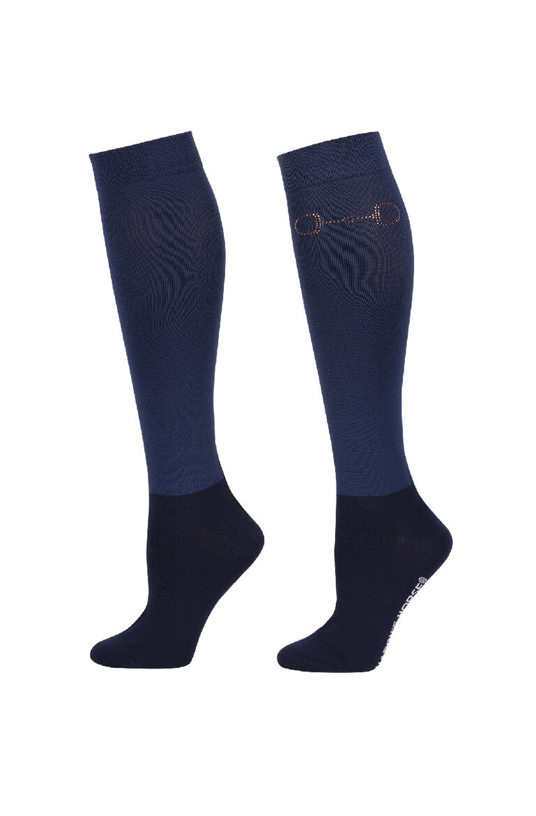Garās zeķes Bit zilas