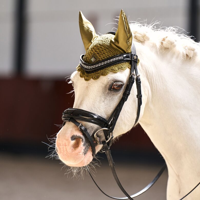 Mušu cepure ponijam Rebel zaļa