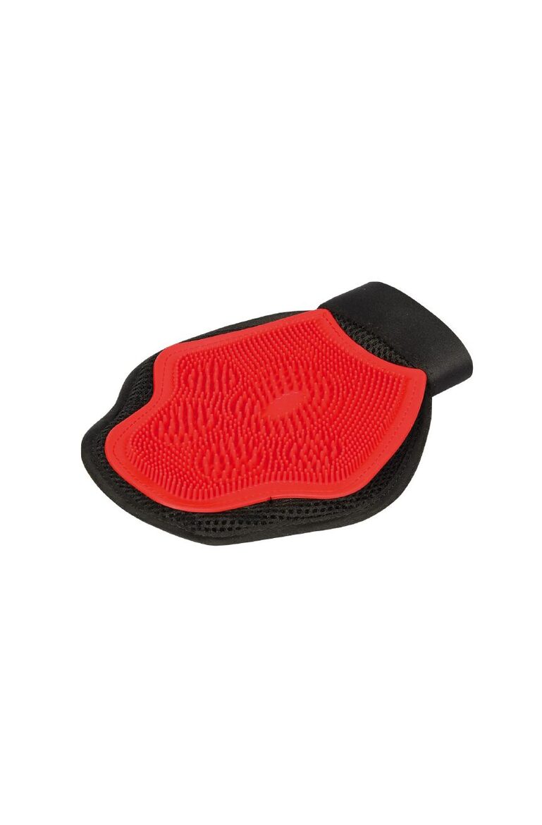 Divpusējs cimds zirga kopšanai