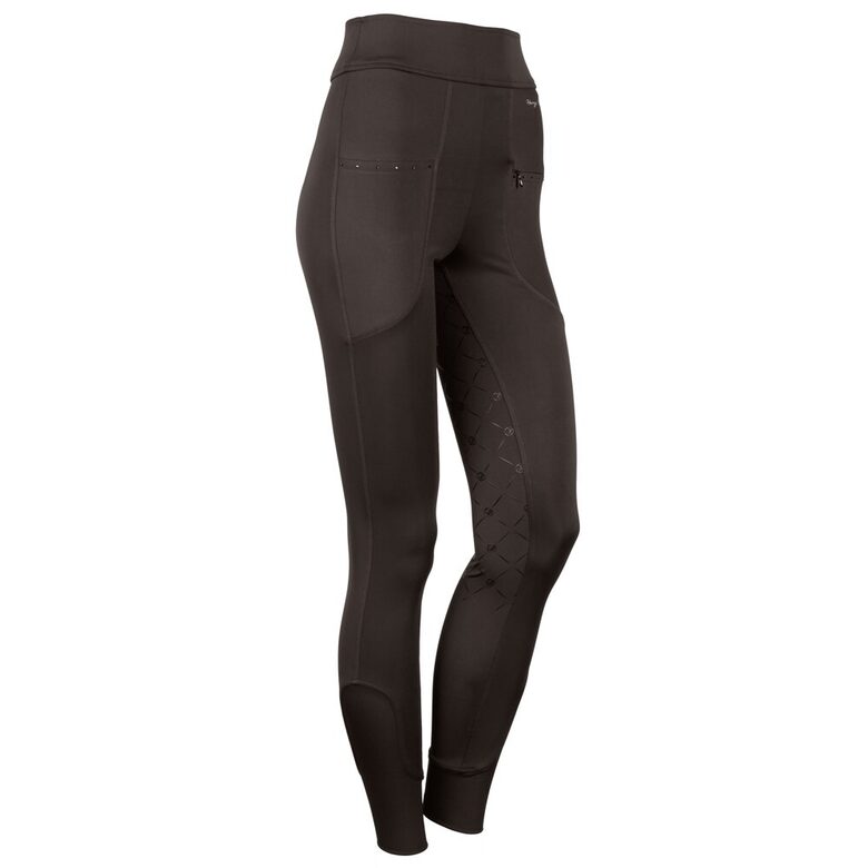 Jāšanas legingi sievietēm Rookie melni