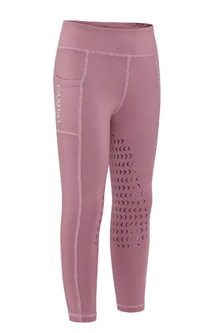 Bērnu jāšanas legingi Core - gaiši rozā