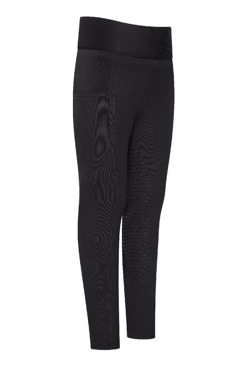 Bērnu jāšanas bikses ar siltinājumu Tessy - melnas