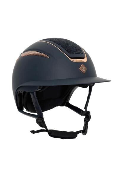 Jāšanas ķivere Olania Deluxe Big Visor zila