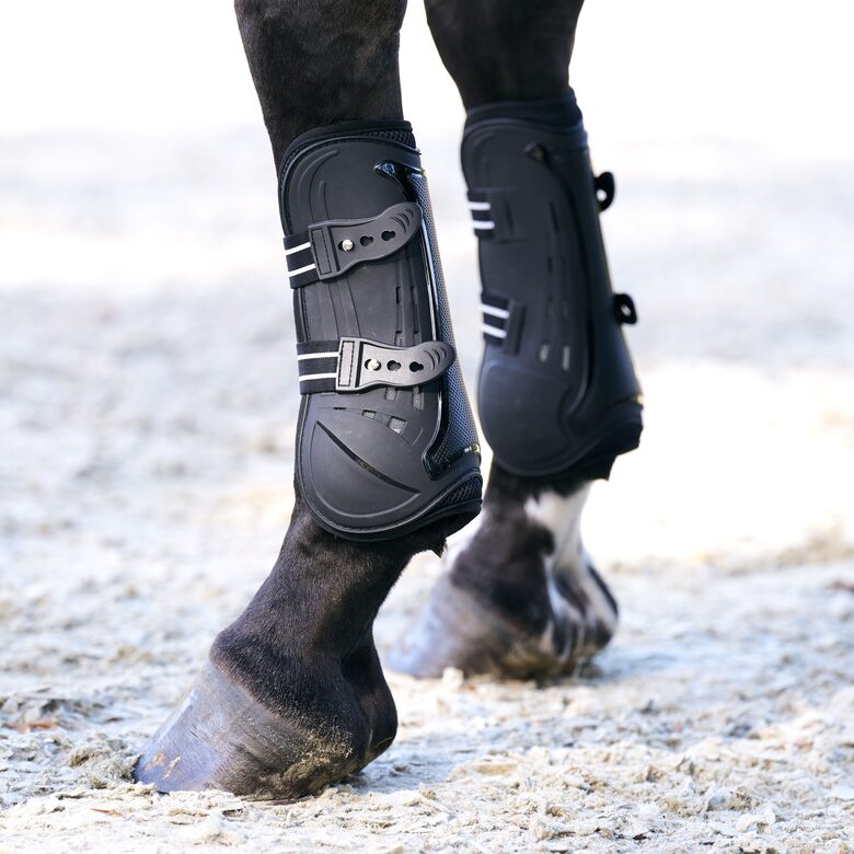 Zirgu kājsargi Pro Mesh Tendon melni