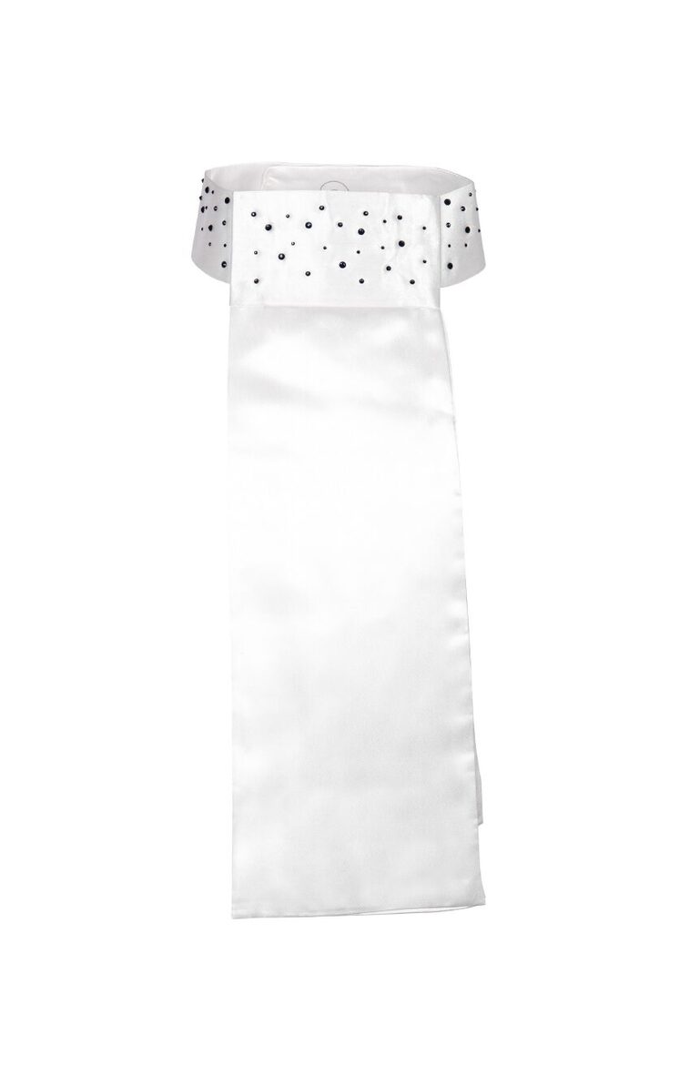 Kakla lakats jātniekam - melni kristāli