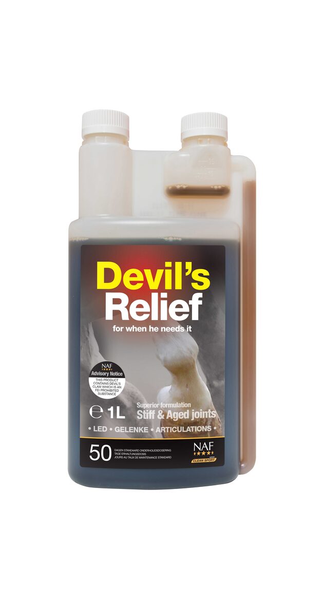 NAF Devil’s Relief papildbarība zirgiem