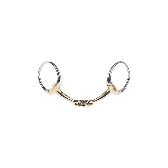 Divkārši lauzta anatomiska Eggbutt trenze Gold Brass