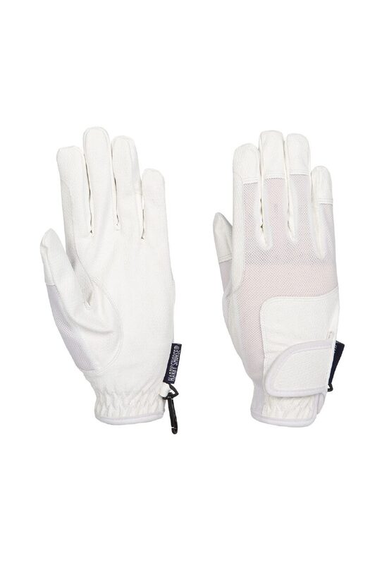 Cimdi jātniekam Top Grip - balti