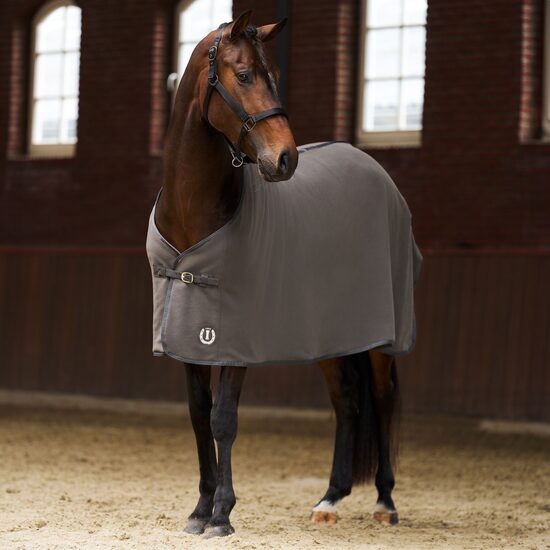 Flīsa sega ponijam Fundamental pelēka