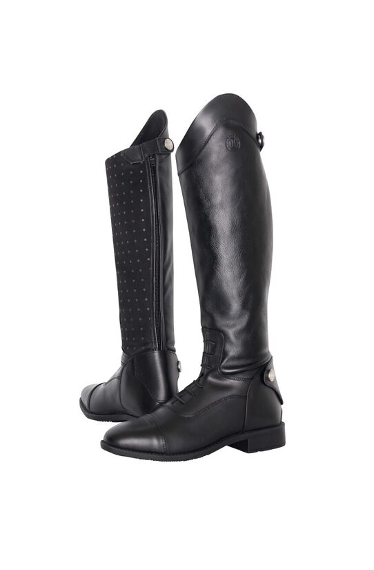Garie jāšanas zābaki Walker Glam black matt