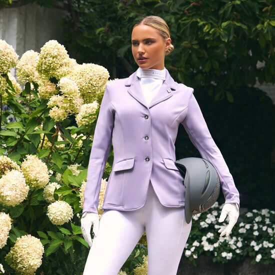 Sieviešu jāšanas žakete violeta