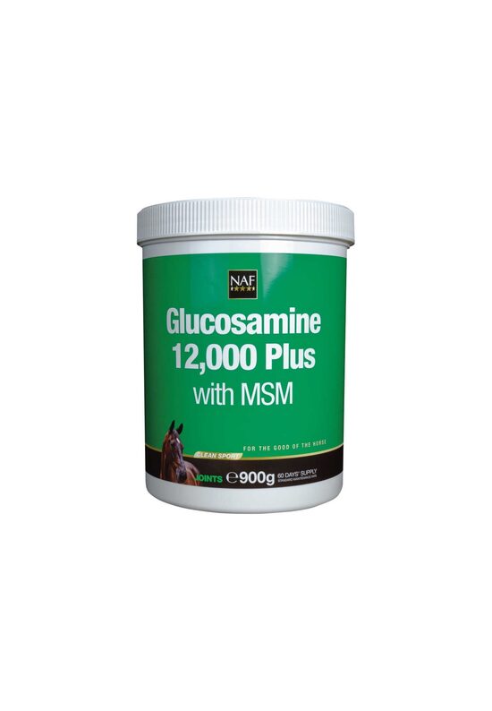NAF Glucosamine 12,000 Plus with MSM locītavu papildbarība zirgiem