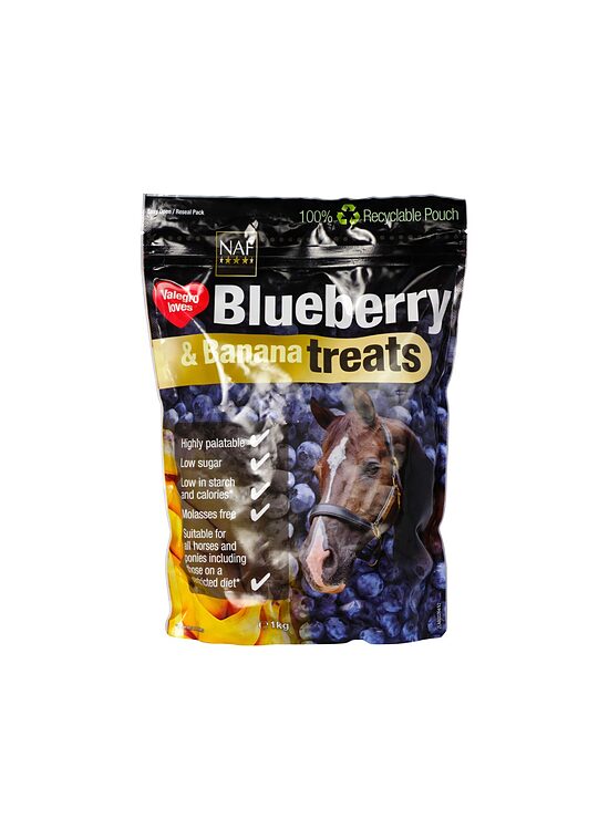 Blueberry & Banana kārumi zirgiem