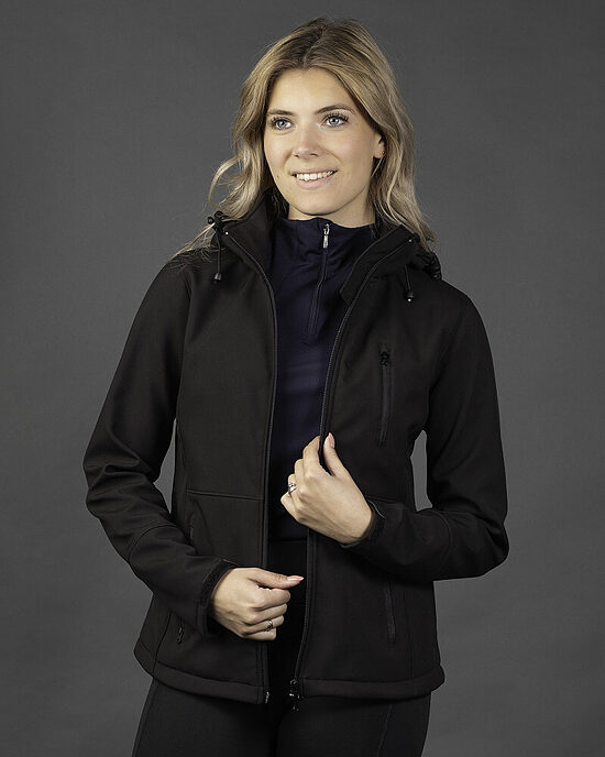 Sieviešu softshell jaka Chicago melna